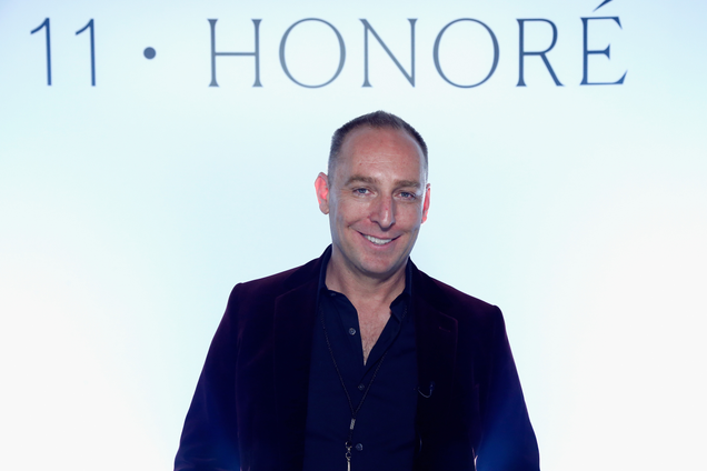 CEO & Founder at 11 Honore Patrick Herning poses backstage for 11 Honore during New York Fashion Week: The Shows at Gallery I at Spring Studios on February 6, 2019 in New York City.